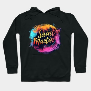 Saint Martin (with Yellow Lettering) Hoodie